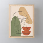 Abstract Faces 2  Mini Art Print Gallery Image 1