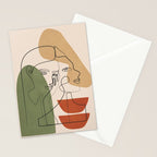 Abstract Faces 2  Stationery Card Gallery Image 2