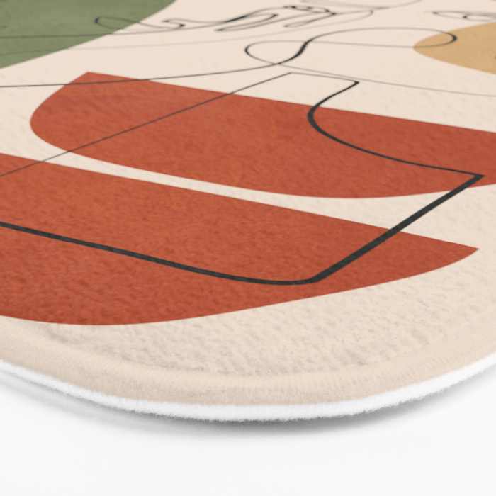 Abstract Faces 2  Bath Mat Gallery Image 3