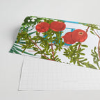 Cheetah Villa Architecture, Tropical Greece Jungle Animals, Botanical White Building & Boho Leopard Wrapping Paper Gallery Image 2