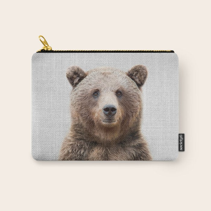 Grizzly Bear - Colorful Carry All Pouch Gallery Image 1