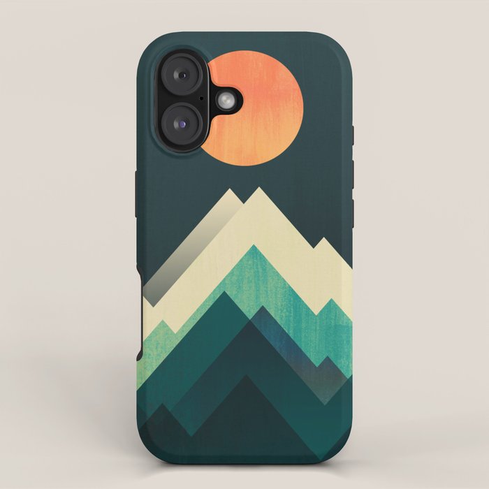Ablaze on cold mountain iPhone Case Gallery Image 1