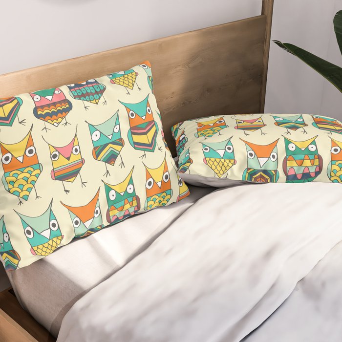 Give a hoot Pillow Sham Gallery Image 2