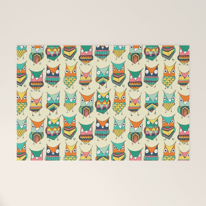 Give a hoot Welcome Mat Gallery Image 1