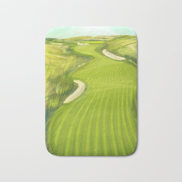 Links Golf Course Bath Mat Gallery Image 1