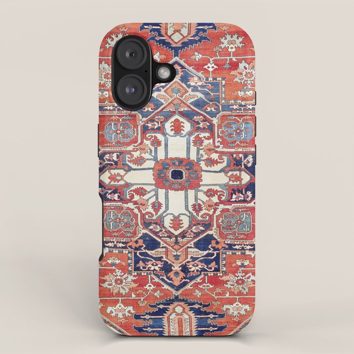 Heriz Azerbaijan Northwest Persian Rug Print iPhone Case Gallery Image 1