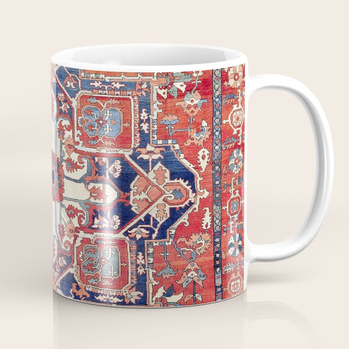 Heriz Azerbaijan Northwest Persian Rug Print Coffee Mug Gallery Image 1