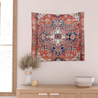 Heriz Azerbaijan Northwest Persian Rug Print Wall Tapestry Gallery Image 2