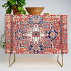 Heriz Azerbaijan Northwest Persian Rug Print Credenza Gallery Image 1