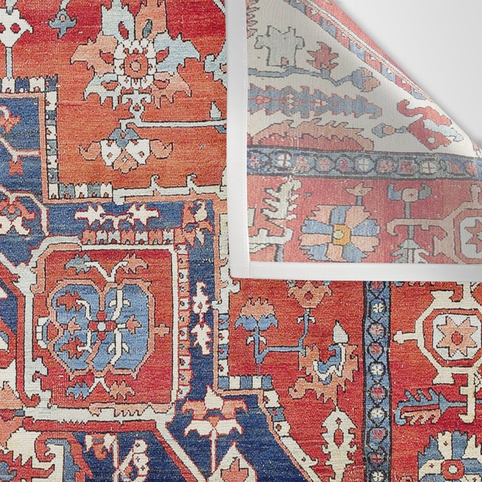 Heriz Azerbaijan Northwest Persian Rug Print Wall Tapestry Gallery Image 3