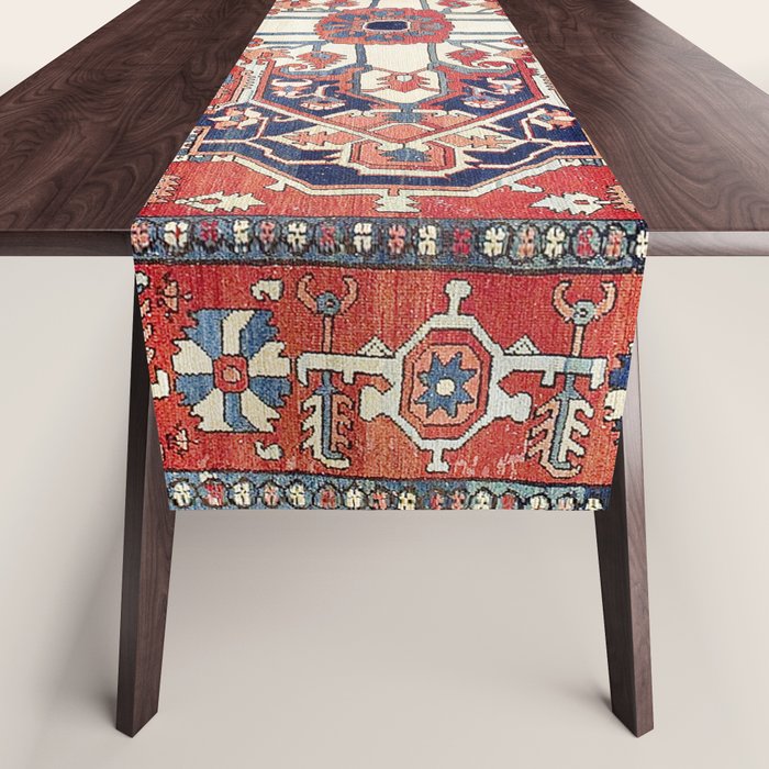 Heriz Azerbaijan Northwest Persian Rug Print Table Runner Gallery Image 1