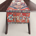 Heriz Azerbaijan Northwest Persian Rug Print Table Runner Gallery Image 1