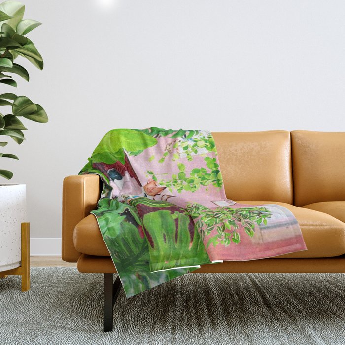 Modern Love Throw Blanket Gallery Image 1