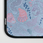 Coastal Oysters on the Beach in Sea Blue & Lavender Laptop Sleeve Gallery Image 3