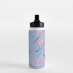 Coastal Oysters on the Beach in Sea Blue & Lavender Water Bottle Gallery Image 2
