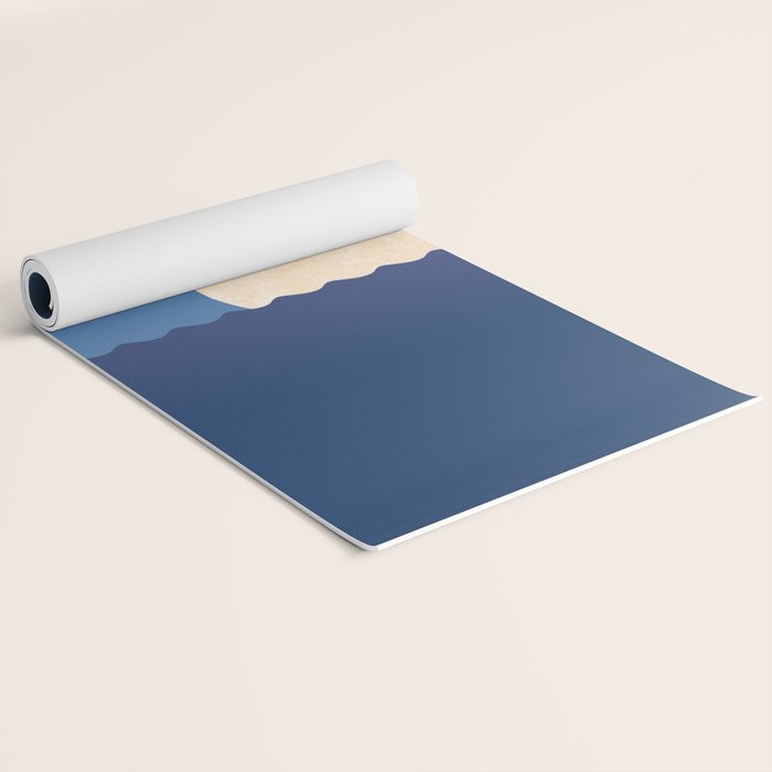 Moonrise Night Sky Yoga Mat Gallery Image 2