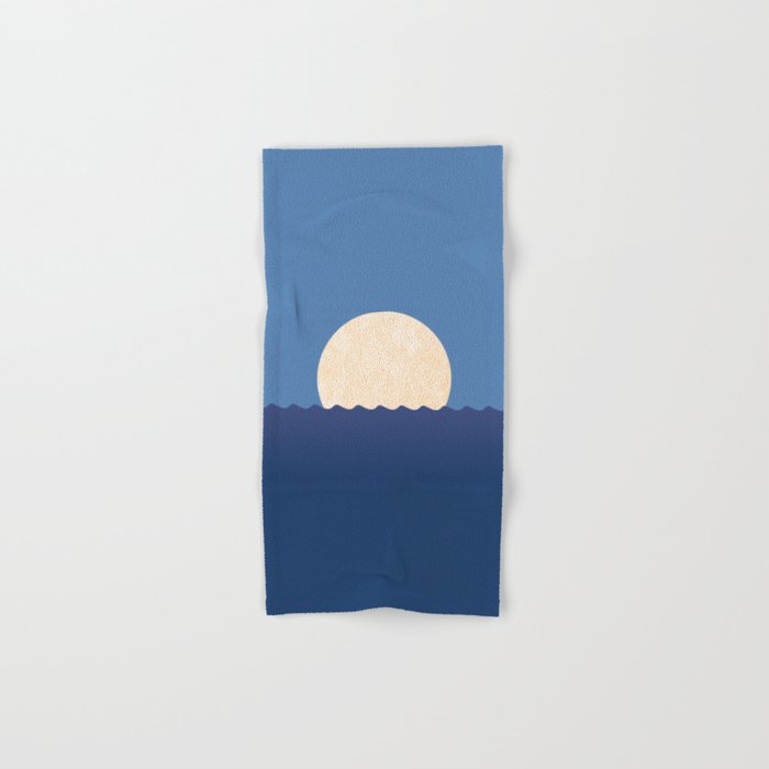 Moonrise Night Sky Bath Towel Gallery Image 1