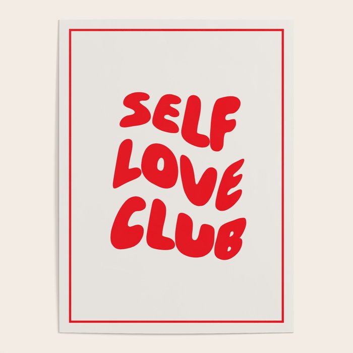 Self Love Club Red Poster Gallery Image 4