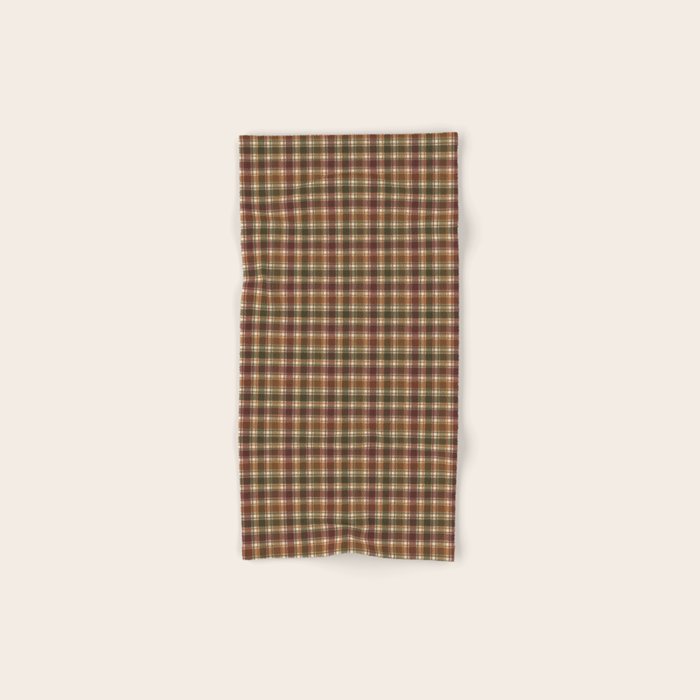 Cozy Vintage Plaid Bath Towel Gallery Image 1
