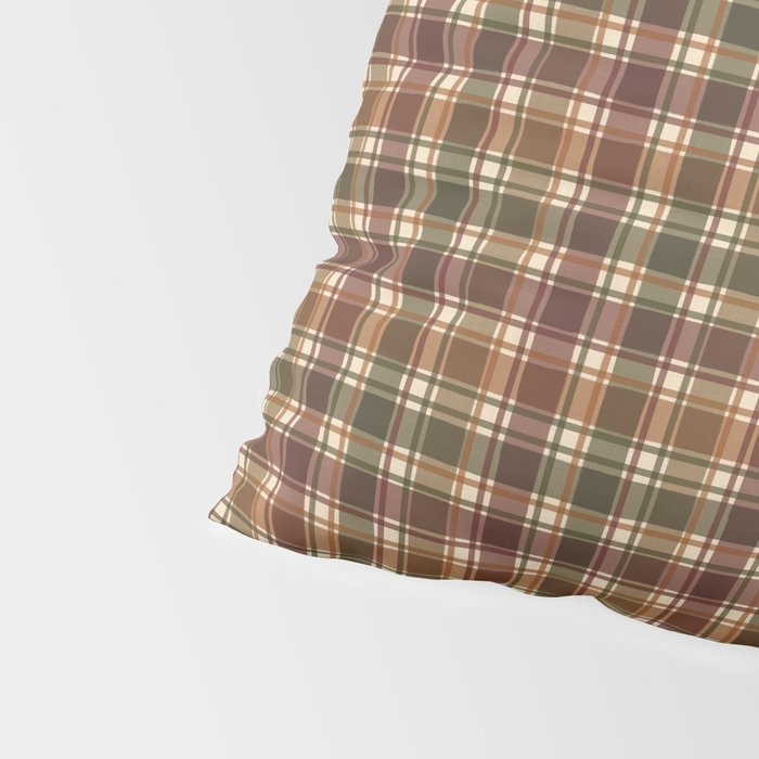 Cozy Vintage Plaid Pillow Sham Gallery Image 4