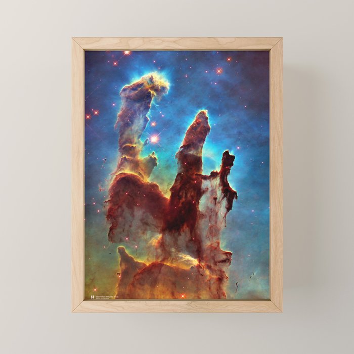 Hubble Telescope: Pillars of Creation Mini Art Print Gallery Image 1