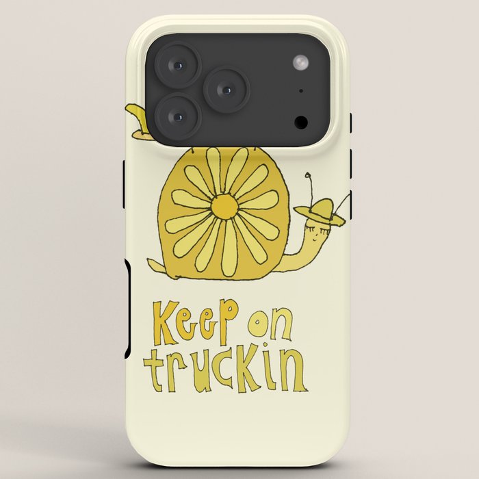 keep on truckin surfy snail // retro surf art by surfy birdy iPhone Case Gallery Image 7