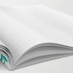 Swedish Dala Horses - Navy & Blue Palette Notebook Gallery Image 2