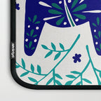Swedish Dala Horses - Navy & Blue Palette Laptop Sleeve Gallery Image 3