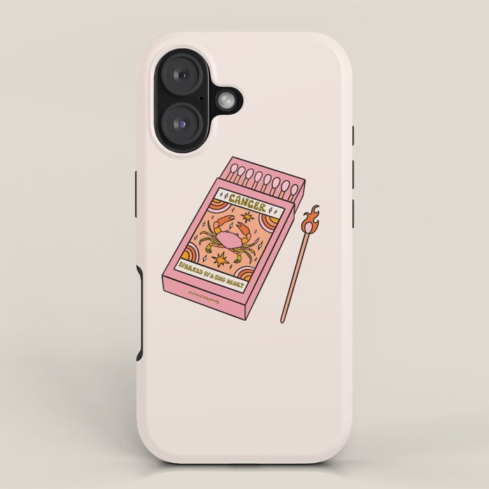 Cancer Zodiac Matchbox iPhone Case Gallery Image 1