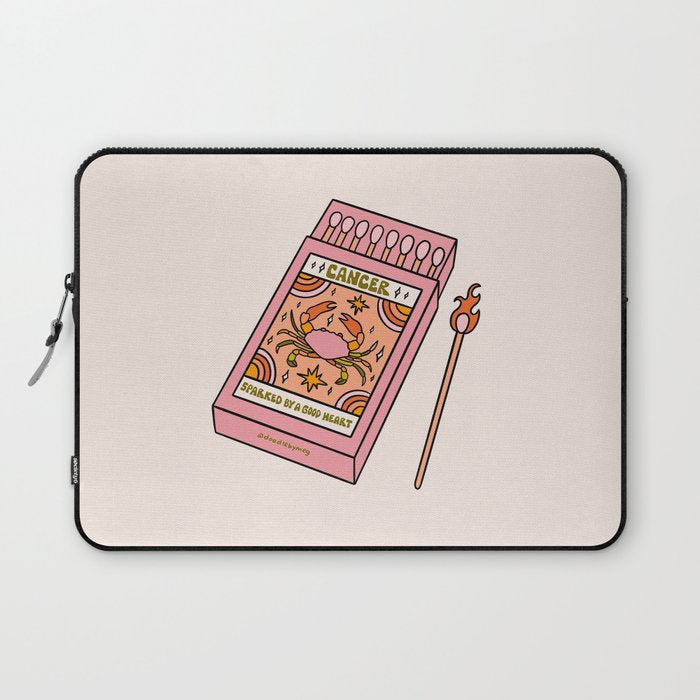 Cancer Zodiac Matchbox Laptop Sleeve Gallery Image 1