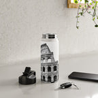 Colosseum Rome Black and White Water Bottle Gallery Image 4