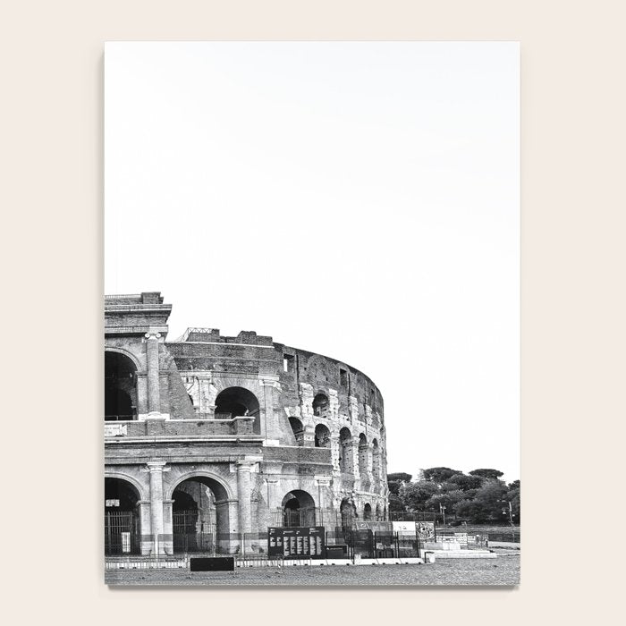 Colosseum Rome Black and White Notebook Gallery Image 4