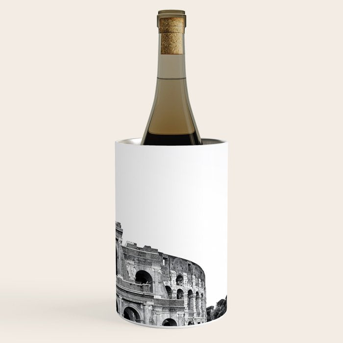 Colosseum Rome Black and White Wine Chiller Gallery Image 3