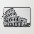 Colosseum Rome Black and White Laptop Sleeve Gallery Image 1
