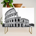 Colosseum Rome Black and White Credenza Gallery Image 1