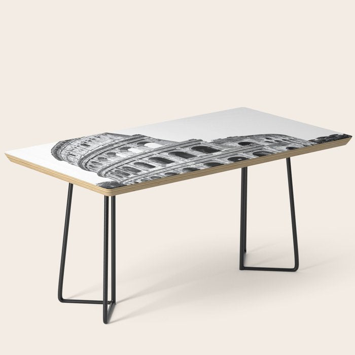 Colosseum Rome Black and White Coffee Table Gallery Image 1