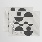 Black And White Bauhaus Abstract Placemat Gallery Image 1