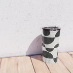 Black And White Bauhaus Abstract Travel Mug Gallery Image 4