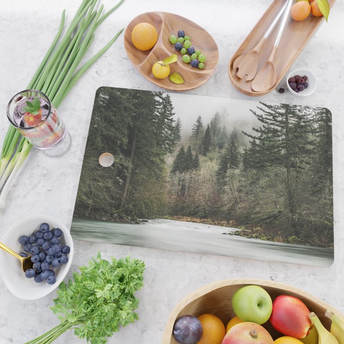 Pacific Northwest Forest River - 24/365 Cutting Board Gallery Image 2