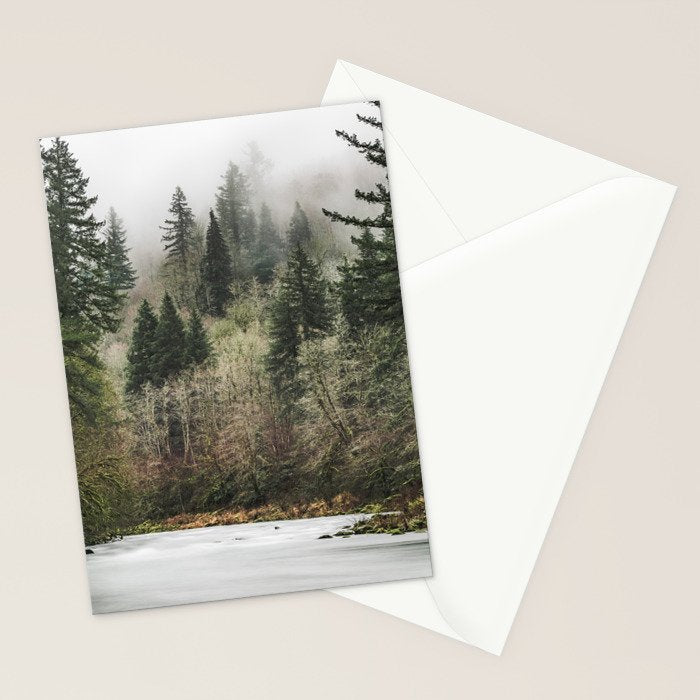 Pacific Northwest Forest River - 24/365 Stationery Card Gallery Image 2