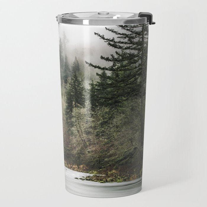 Pacific Northwest Forest River - 24/365 Travel Mug Gallery Image 2