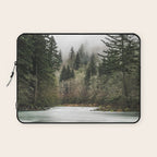 Pacific Northwest Forest River - 24/365 Laptop Sleeve Gallery Image 1
