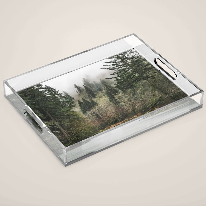 Pacific Northwest Forest River - 24/365 Acrylic Tray Gallery Image 1