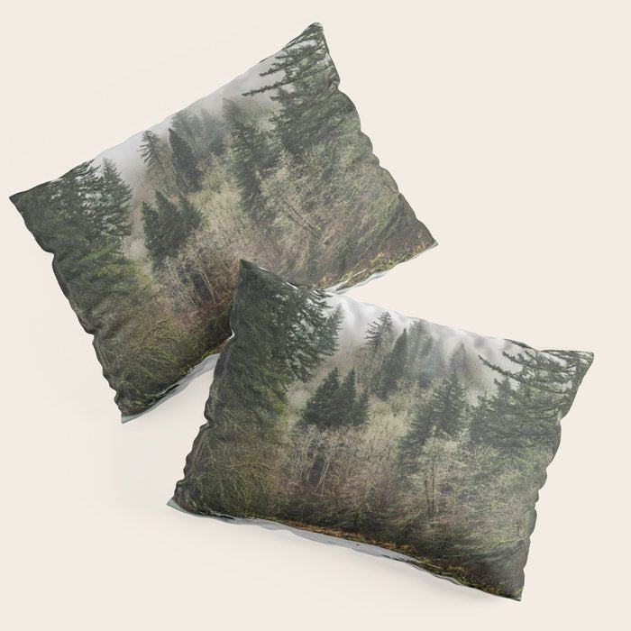 Pacific Northwest Forest River - 24/365 Pillow Sham Gallery Image 3