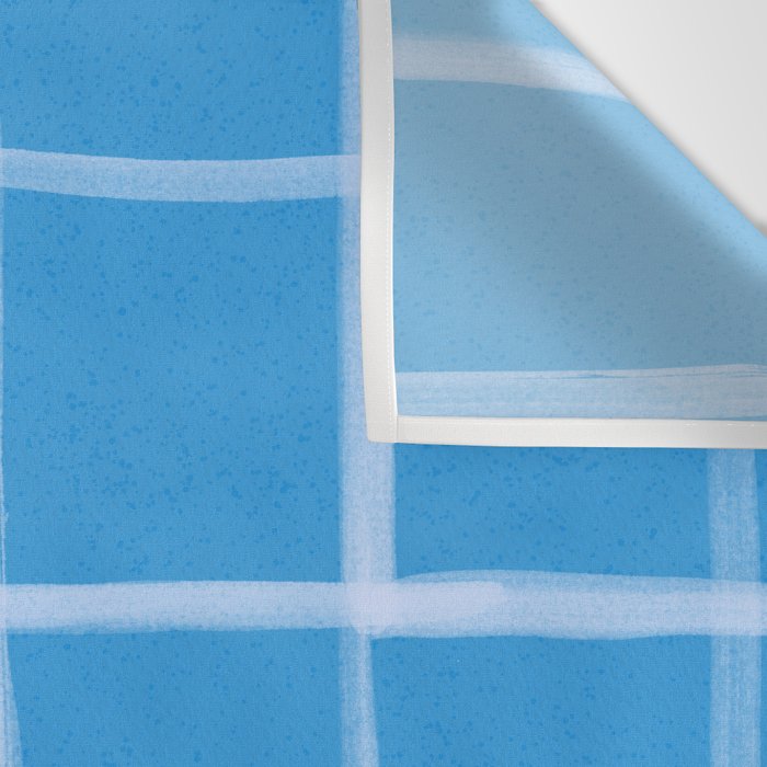 Abstract Tennis Net Pattern in Sky Blue Wall Tapestry Gallery Image 3