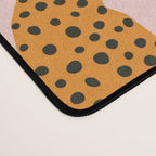 Leopard jaguar pink memphis pattern Desk Mat Gallery Image 4