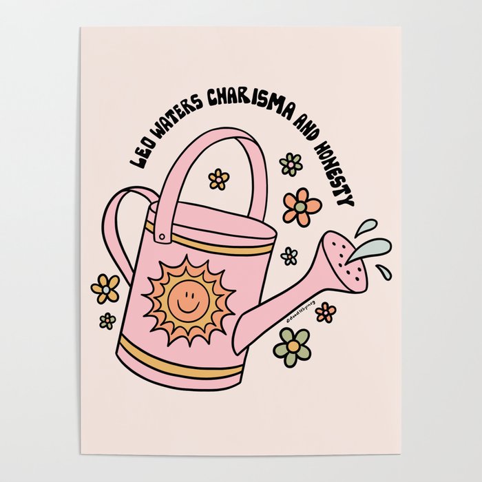 Leo Watering Can Poster Gallery Image 1