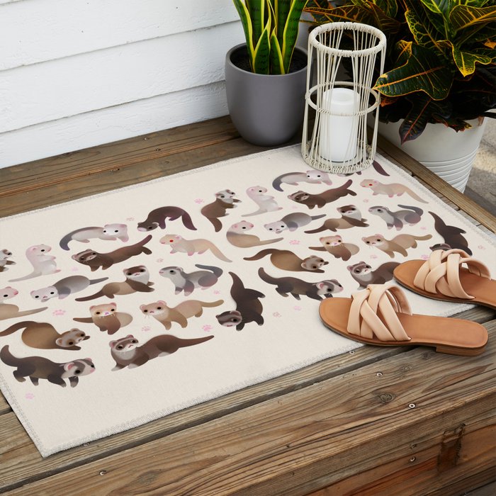 Ferret Outdoor Rug Gallery Image 2