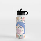Playful Dolphin and Coral Reef Water Bottle Gallery Image 1