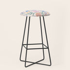 Playful Dolphin and Coral Reef Stool Gallery Image 1